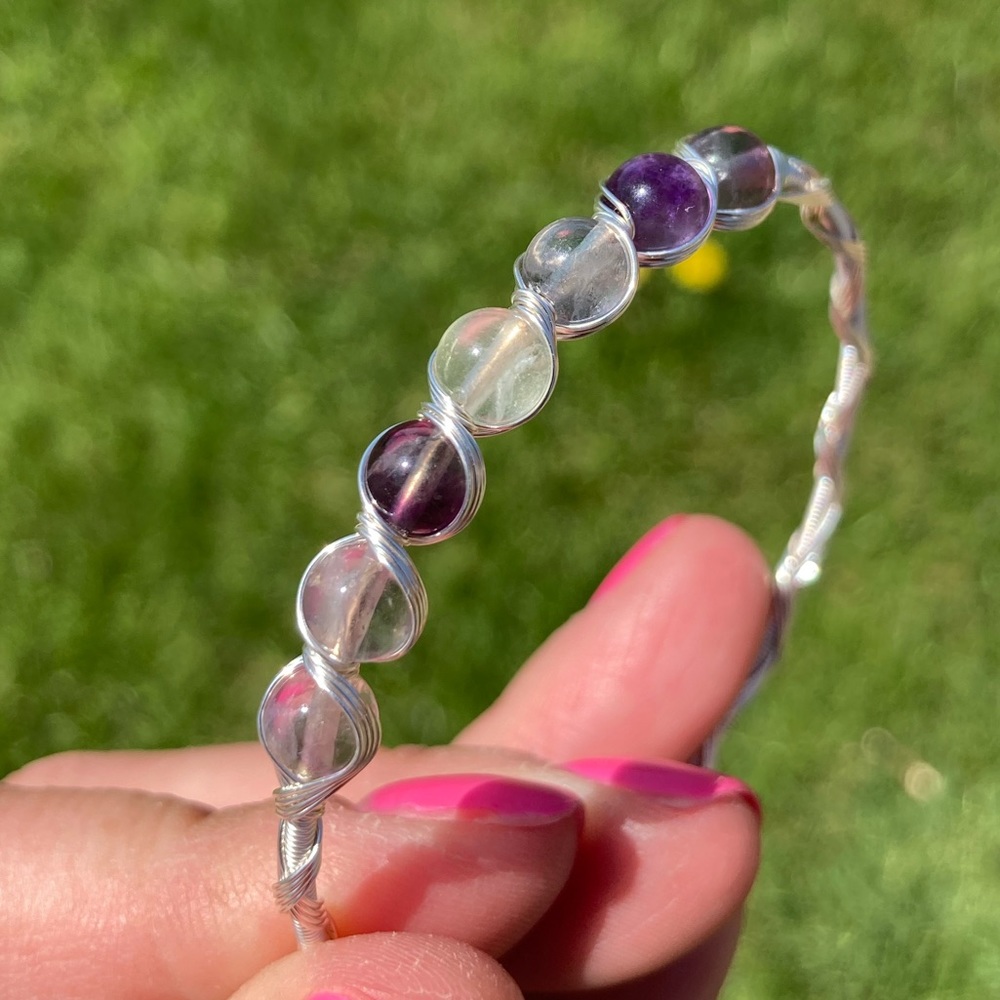 Fluorite bangle